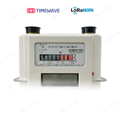 LCD Screen LoRaWAN Gas Meter with Prepaid Function for Remote Reading and Control