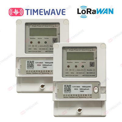 LCD 킬로와트시 로르아완 에너지 계량기 국제전기기술위원회 62053-21 단일 상 전력량계