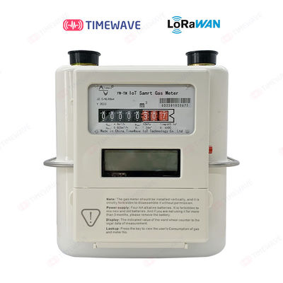 LCD Screen LoRaWAN Gas Meter with Prepaid Function for Remote Reading and Control